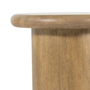 Zach End Table In Burnished Parawood