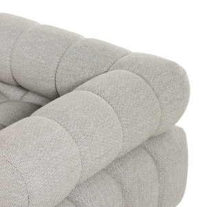 Roma Outdoor 4pc Sectional W/Ottoman In Ash
