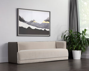 SIERRA SOFA - MEG TAUPE / PORCINI TAUPE