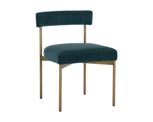 SENECA DINING CHAIR - ANTIQUE BRASS - DANNY TEAL