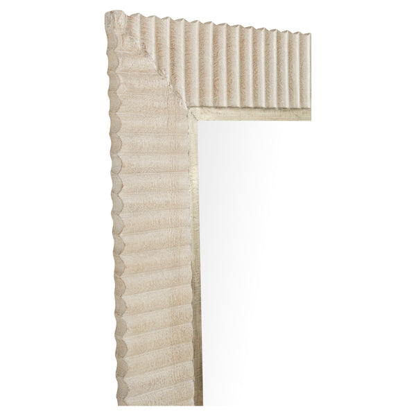 Estriada Rec Mirror|White