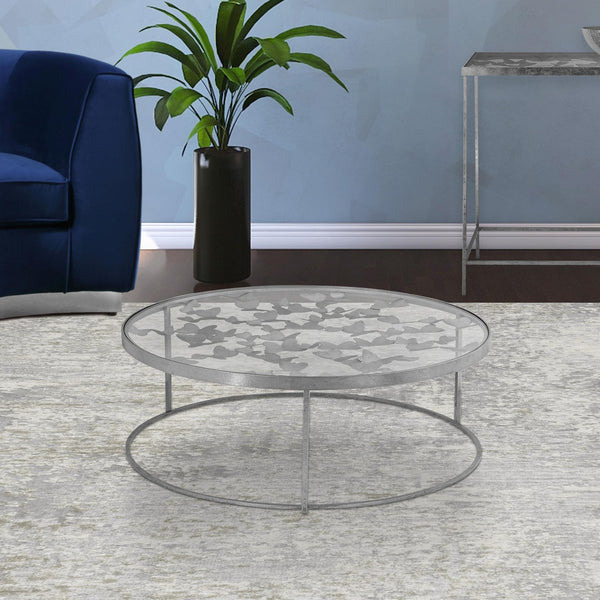 Cristina Coffee Table In Silver
