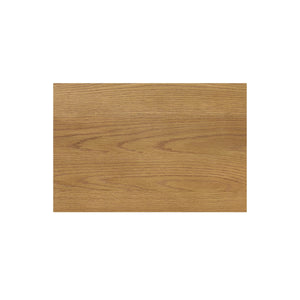 Leigh Brown Coffee Table with Scalloped Edge