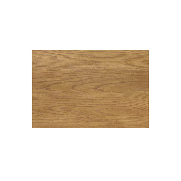 Leigh Brown Coffee Table with Scalloped Edge