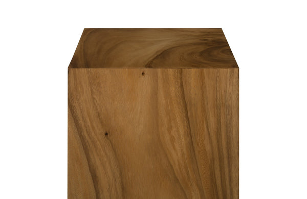 Origins Pedestal, Mitered Chamcha Wood, Natural, MD