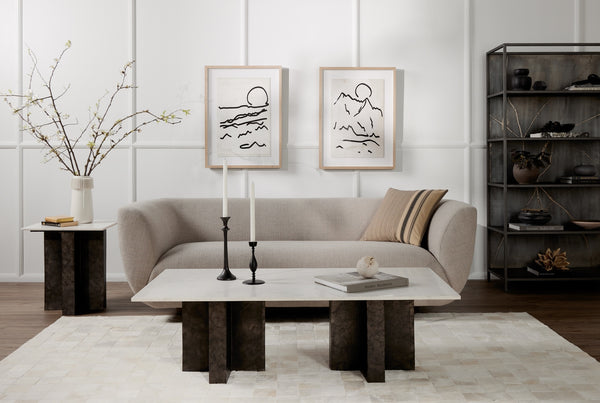 Sabine Sofa In 87" In Gibson Taupe