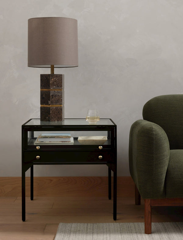 Vachon Shadow Box End Table