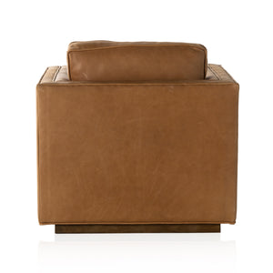 Kiera Swivel Chair In Palermo Cognac