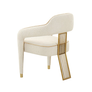 Corralis Cream Boucle Dining Chair