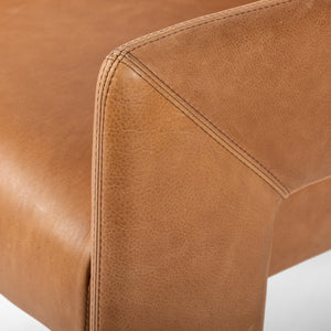 Amur Dining Armchair in Palermo Cognac