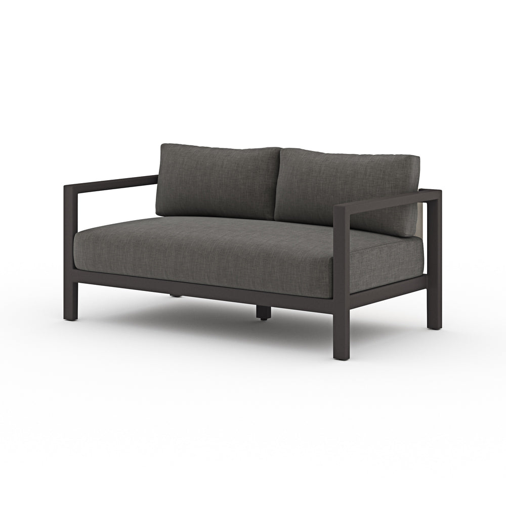 Sonoma Outdoor Sofa 60" in Bronze and Charcoal