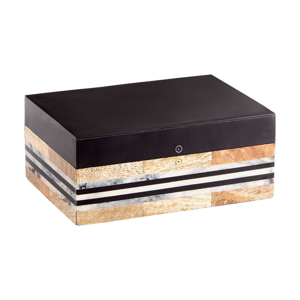 Large Avondale Container in Natural and Black
