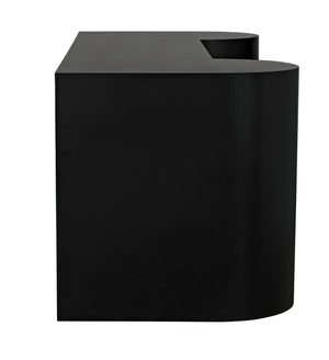 Concierge Desk, Black Steel