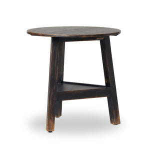 Kickapoo River Cricket Table in Distressed Black