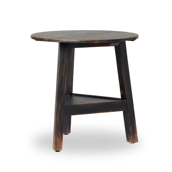 Kickapoo River Cricket Table in Distressed Black
