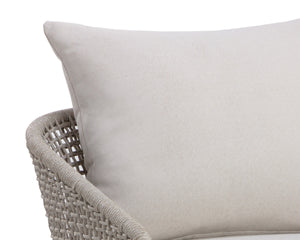CAPRI LOUNGE CHAIR - DRIFT BROWN - PALAZZO CREAM