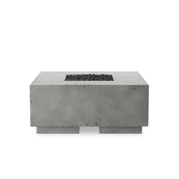 Donovan Outdoor Fire Table In Pewter Concrete