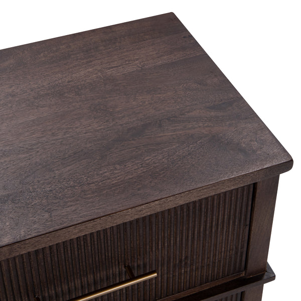 Westlake Solid Wood 2Dwr Nightstand - Kona Brown