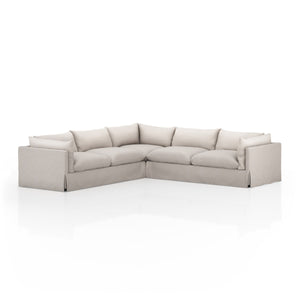 Habitat 3Pc Sectionals In 122" In Bennett Moon