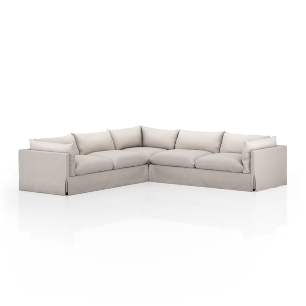 Habitat 3Pc Sectionals In 122" In Bennett Moon