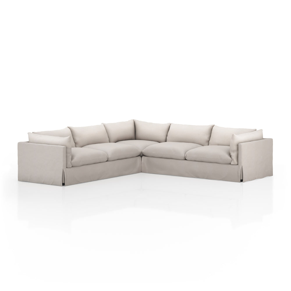 Habitat 3Pc Sectionals In 122" In Bennett Moon