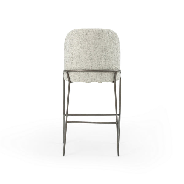 Astrud Bar Stool in Lyon Pewter