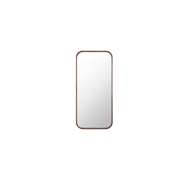 Kai Floor Mirror in Walnut Finish