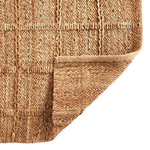 Grid Jute Rug - Natural Grid Jute