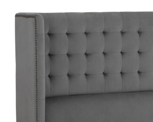 CAIRO BED - QUEEN - ANTONIO CHARCOAL