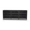 Sydney 9 Drawer Dresser - Black Cane