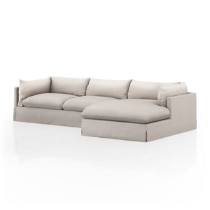 Habitat 2Pc Raf Sectional In 133'' In Moon