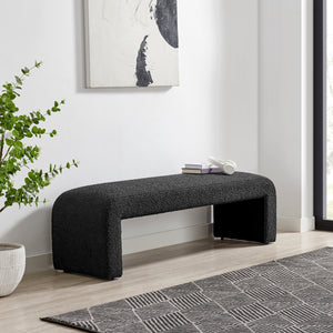 Vioreen Boucle Bench, Stanton Black