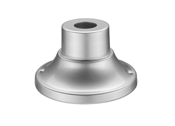 Pier Mounts Outdoor Pier Mount in Silver Finish