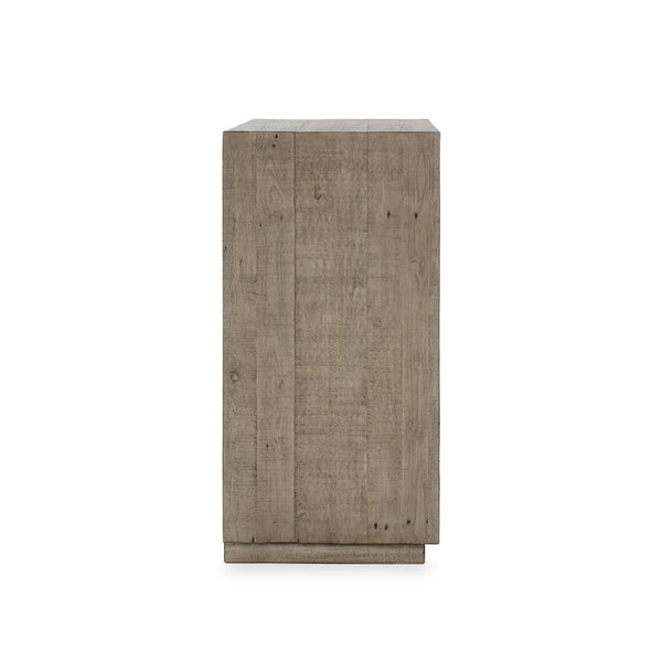 Denver Solid Wood 2Dr Cabinet - Gray/White