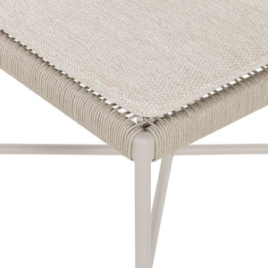 Miller Outdoor Dining Chair In Dove Taupe