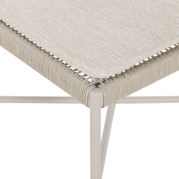 Miller Outdoor Dining Chair In Dove Taupe