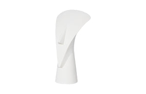 Cycladic Head, Sculpture, Triangle, White Stone