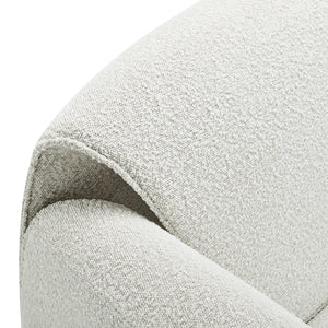 Hilda Fabric Accent Arm Chair, Boucle Beige
