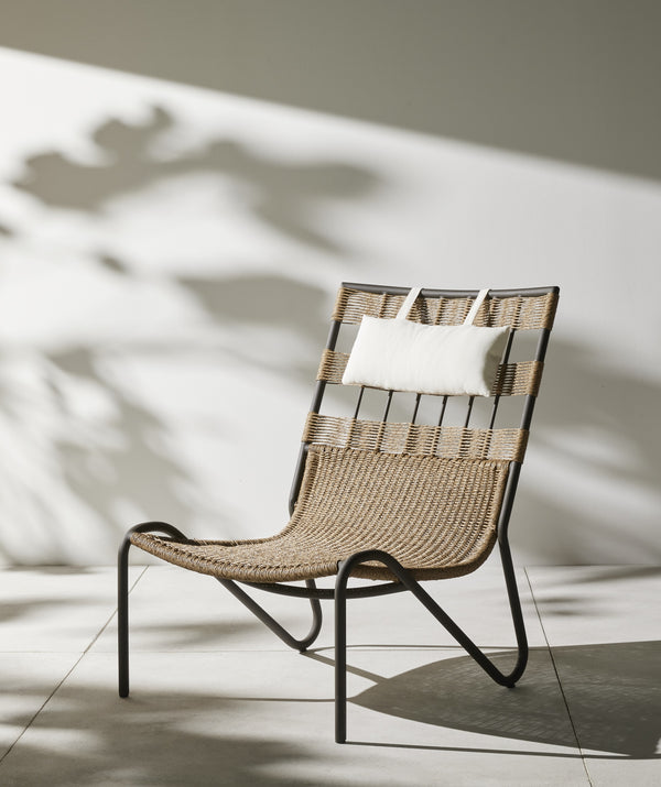 Tegan Outdoor Chair In Faux Dark Hyacinth