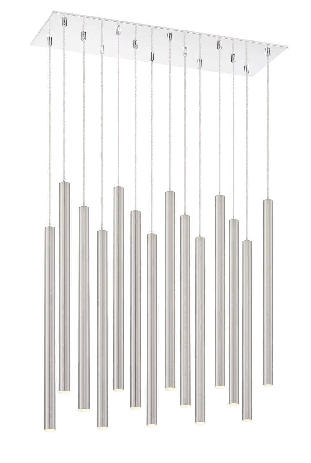 Forest 14 Light Island/Billiard in Chrome Finish