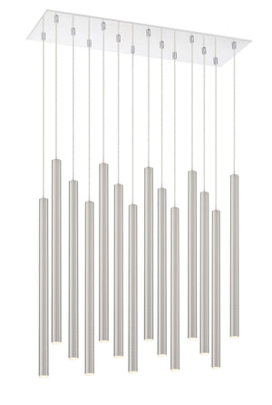 Forest 14 Light Island/Billiard in Chrome Finish