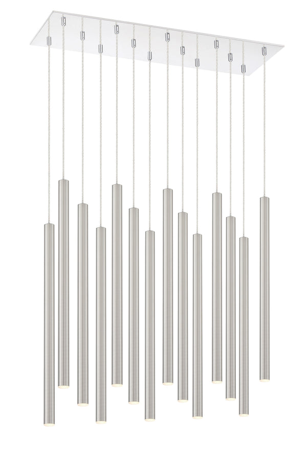 Forest 14 Light Island/Billiard in Chrome Finish