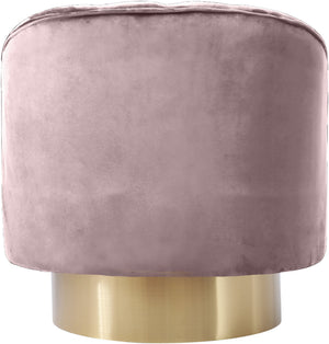 Noel Accent Chair In Pink Velvet