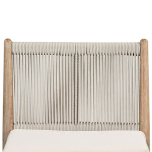 Rosen Outdoor Dining Chair In Natural Eucal