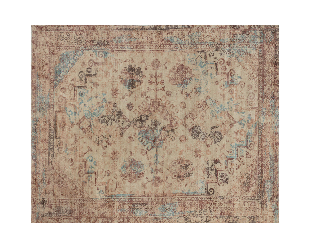 ZAGORA LOOM-KNOTTED RUG - RUST - 8' X 10'
