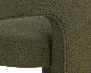 ISIDORE DINING ARMCHAIR - COPENHAGEN OLIVE