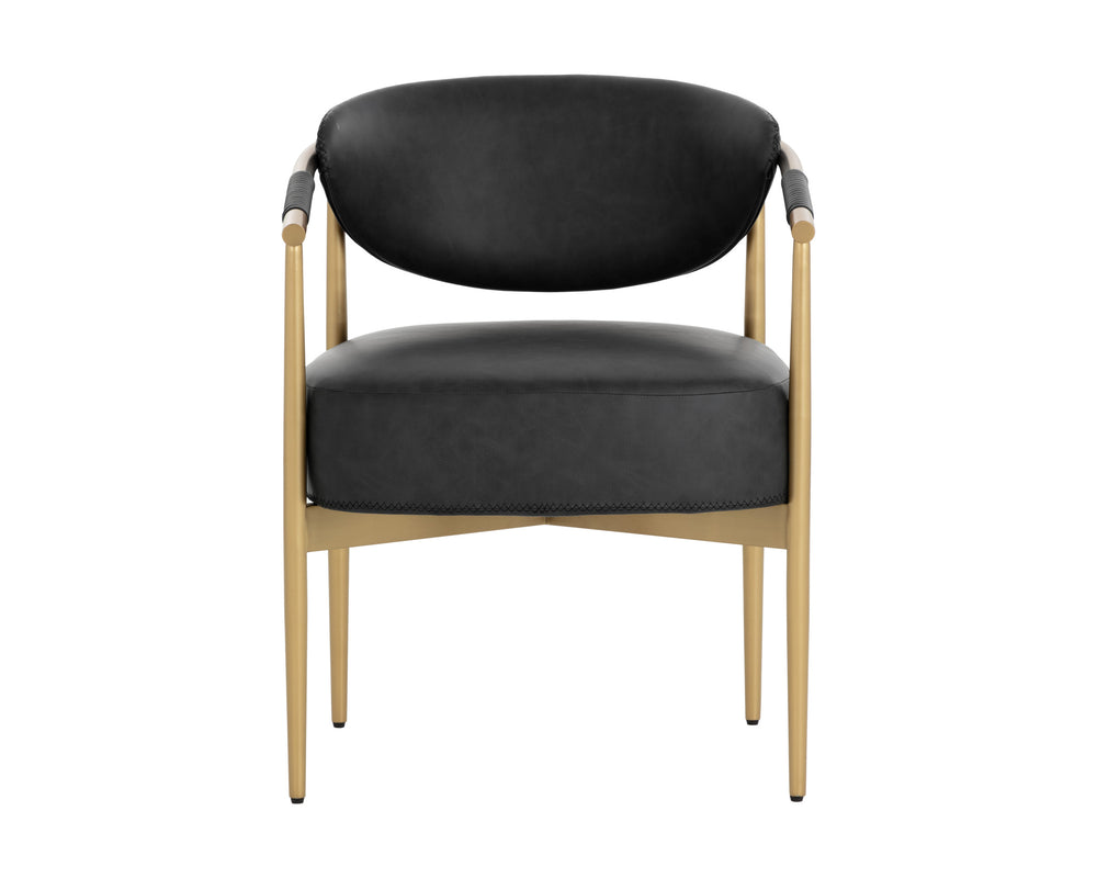 HELOISE DINING ARMCHAIR - BRAVO BLACK
