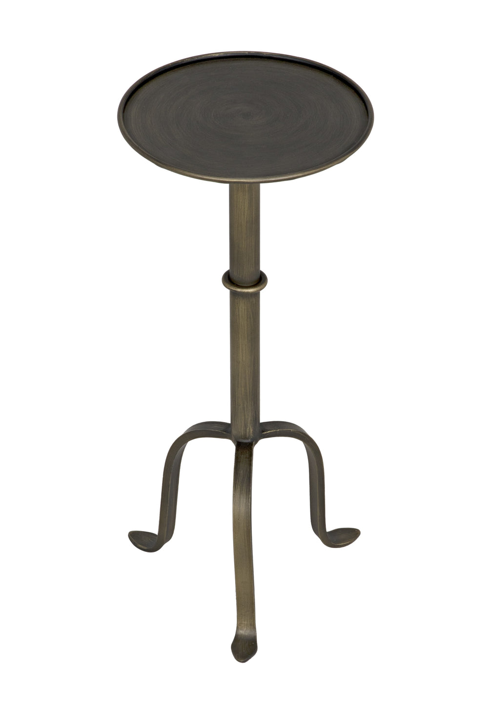 Tini Aged Brass Metal Side Table