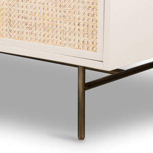 Luella 6 Drawer Dresser In Matte Alabaster