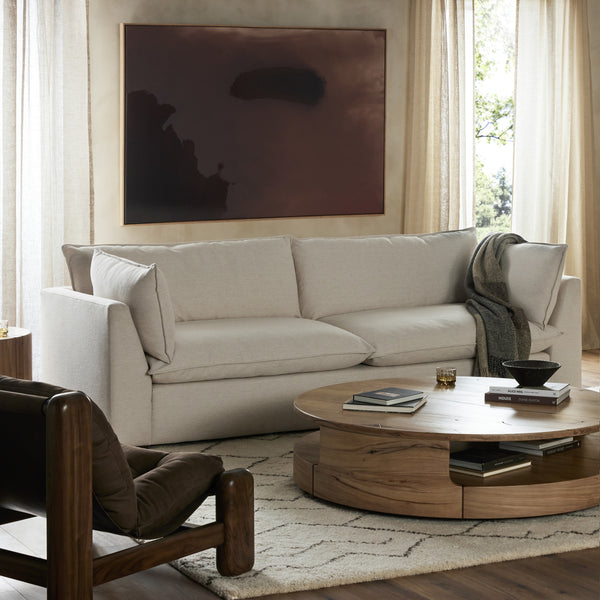 Kosa Sofa 108" in Badon Flax